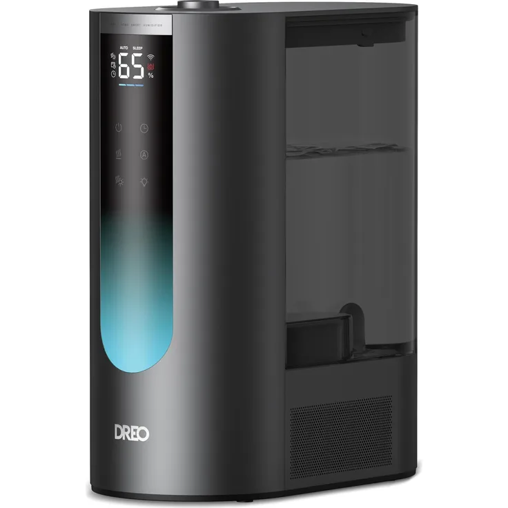 Dreo HM813S 6L Luftbefeuchter, schnelles Befeuchten mit 500 ml/Stunde, Schwarz, Smart-App steuerbar