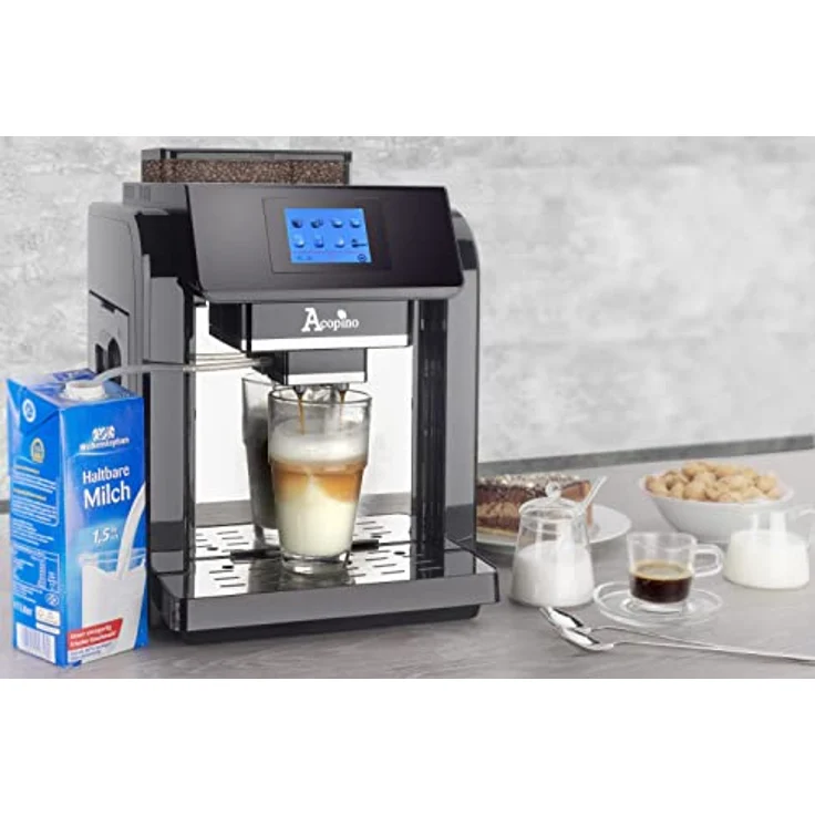 Acopino Monza Kaffeevollautomat mit One Touch Funktion, anthrazit – Bild 5