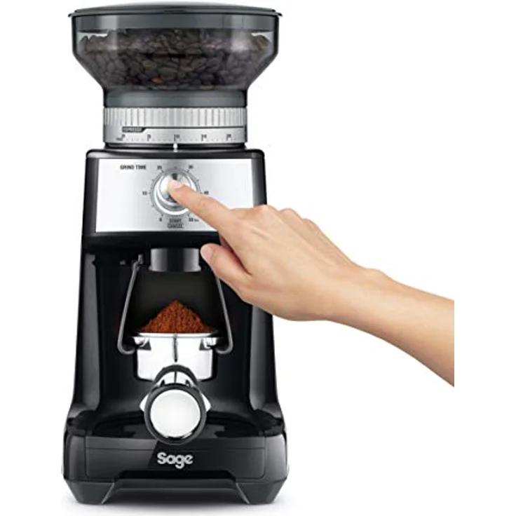 Sage Appliances the Dose Control Pro Kaffeemühle, SCG600BTR, Schwarz Matt – Bild 2