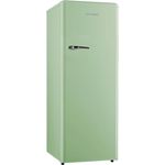 SCHOEPF RKS245SG Retro Vollraumkühlschrank, 238 Liter Nutzinhalt, mint-grün, mit LED-Beleuchtung und Vintage Style