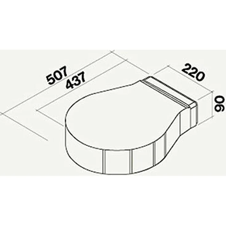 Falmec Stella Deckenhaube 90 cm, schwarze Dunstabzugshaube mit KACL.782#49F Motor, 800 m³/h, inkl. dimmbaren LED-Beleuchtung und Fernbedienung – Bild 7