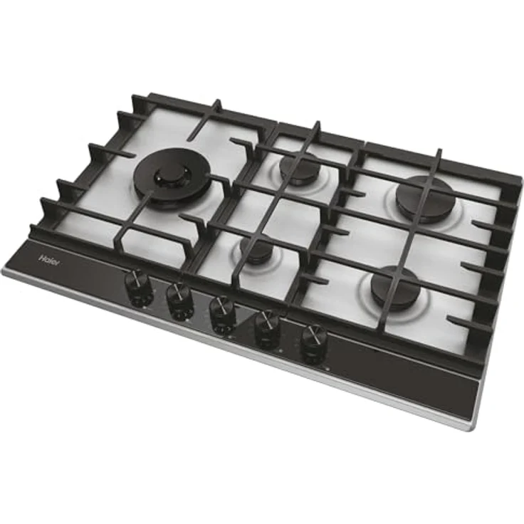 Haier HAHG7WL5XH NL Gaskochfeld, autark, 75 cm, mit Preci Flame und Sicherheitsgashahn – Bild 4