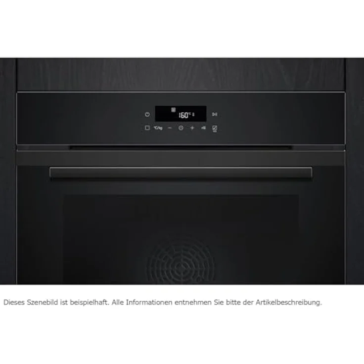Siemens HB271ABB3, Pyrolyse Backofen in Deep Black Inox mit 5 Funktionen, Automatikprogrammen und 3D Heißluft – Bild 2