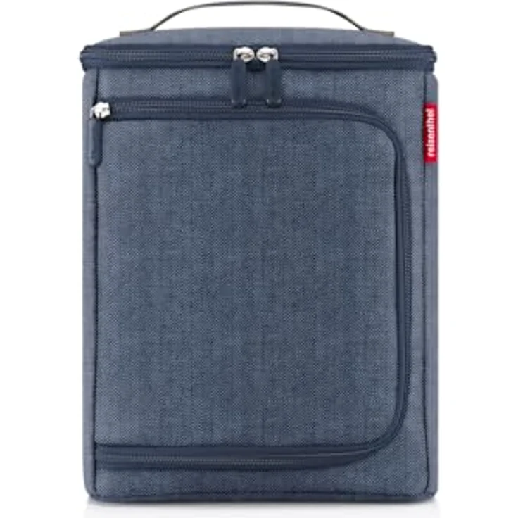 reisenthel Coolerbox Herringbone Dark Blue, 7 l, geräumig und optimal isoliert mit verstärkten Seitenwänden – Bild 1