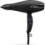 BaByliss 3Q Profi-Haartrockner, Intelligenter digitaler Motor, super Ionic Disziplinen, ultraleicht, weiß