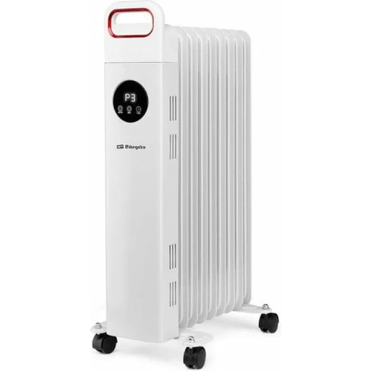 Orbegozo RAW 2000, Ölgefüllter Heizkörper mit digitaler Thermostatsteuerung, 2000 W, Überhitzungsschutz, kompaktes Design