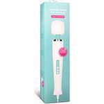 My Magic Wand Massagestab Vibrator mit Netzanschluss - Massage gerät für Muskeln und Intimbereich - Massage Zubehör für Männer und Frauen – Türkis