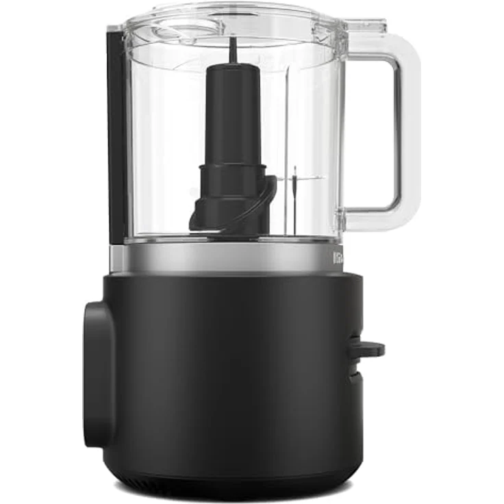 Kitchenaid Kabelloser Zerkleinerer I Kitchenaid Go I Tragbarer Food processor ohne Akku für die Verarbeitung von Obst, Gemüse, rohem Fleisch und vielem mehr in kurzer Zei I 1.18 L, Schwarz – Bild 2