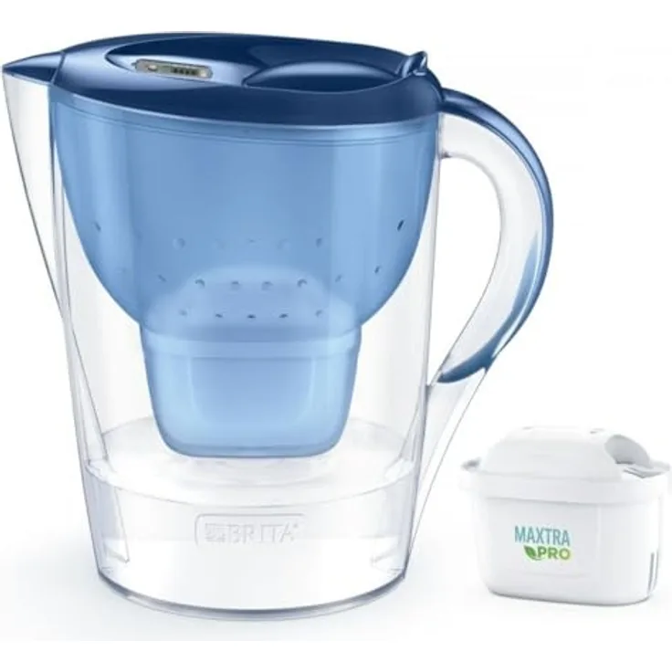 Brita Marella XL+1 Maxtra Pro PP Filterkanne, Blau, Polypropylen, 3,5 l, 150 l, Wasserfilter der Marke Brita