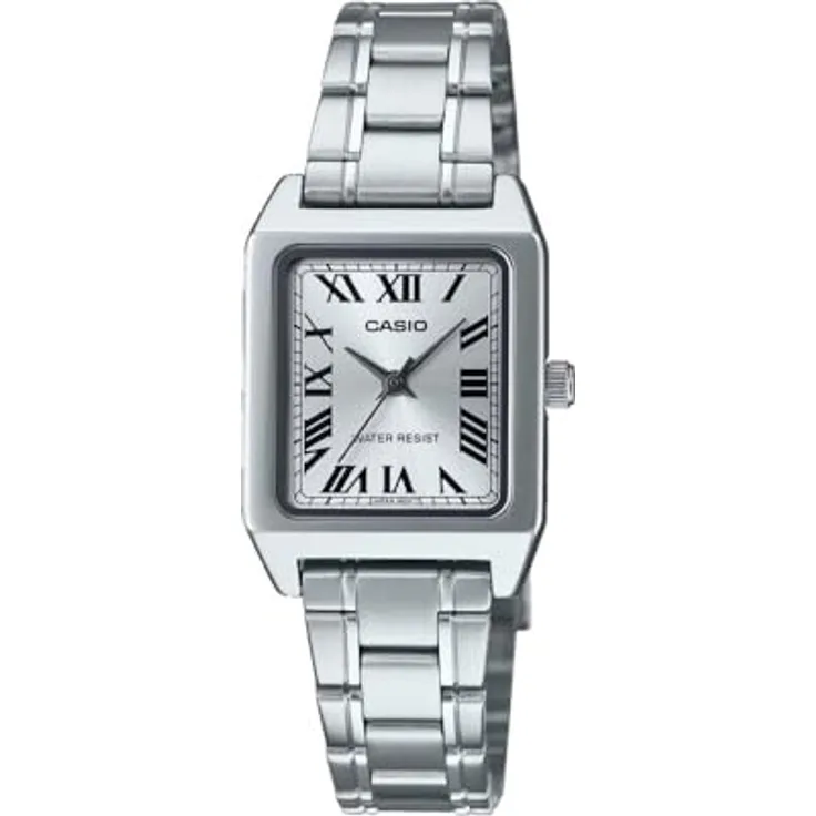 Casio Damen Analog Quarz Uhr mit Edelstahl Armband LTP-B150D-7BEF