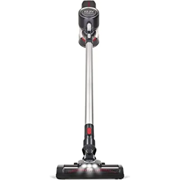 Girmi AP91 AP9100, Wiederaufladbarer Staubsauger, Grau/Rot