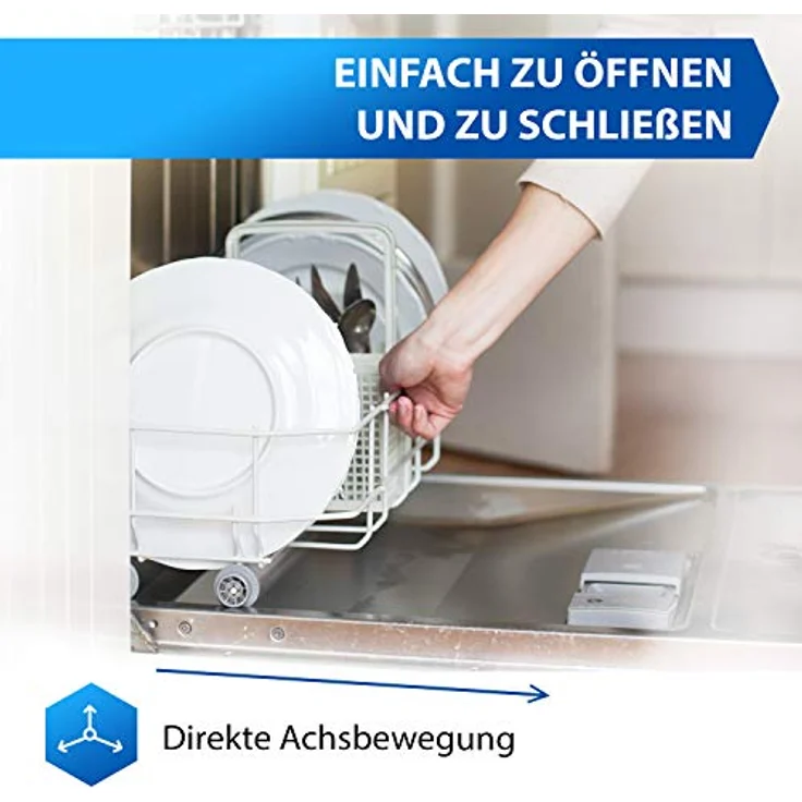VIOKS 2Stk Korbrollen Geschirrspüler Unterkorb Ersatz für Spülmaschine Rollen Bosch 00165314 - Spülmaschinen Rollen & Bosch Siemens Ersatzteile – Bild 4