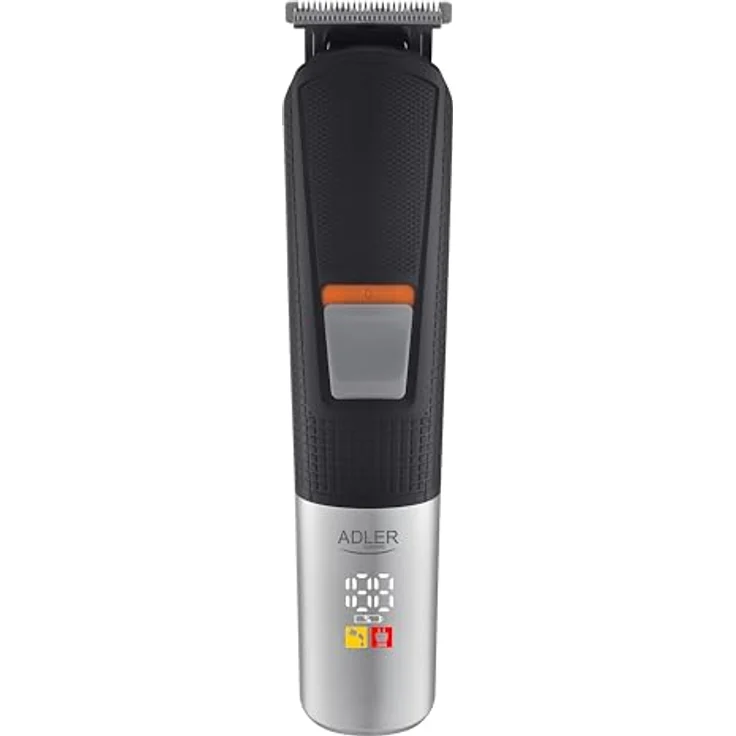 Adler AD 2943 5-in-1 Pflegeset mit Ladestation, Rasierer, Trimmer, LED Anzeige, schwarz – Bild 3