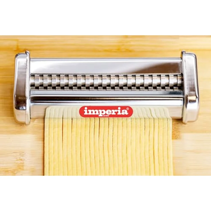 Imperia Simplex Gourmet Nudelschneider, Zubehör für Nudelmaschinen, kompatibel mit Trenette 4mm, aus hochwertigem Chromstahl, 100% Made in Italy – Bild 2
