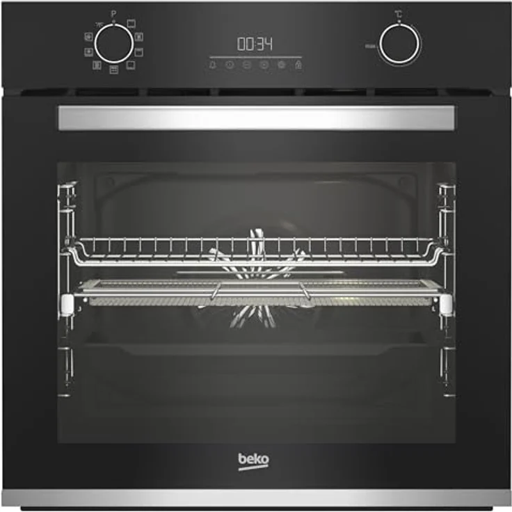 Beko BBIMA13302BMPE Einbau-Multifunktionsbackofen, 72 l, 3300 W, A+, Edelstahl mit Touch-Steuerung und Selbstreinigungsfunktion – Bild 1