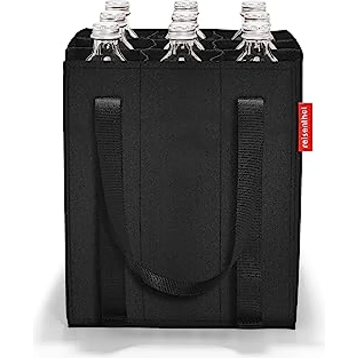 reisenthel Flaschenträger Flaschentasche Flaschenkorb bottlebag Einkaufstasche black – Bild 2