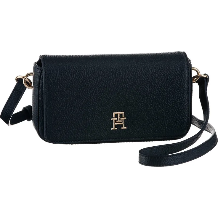 Tommy Hilfiger Umhängetasche TH EMBLEM FLAP CROSSOVER, mit TH-Emblem vorne in DW6 Space Blue