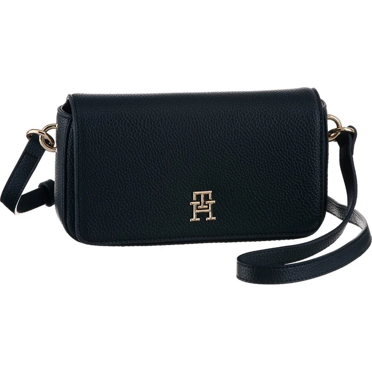 Tommy Hilfiger Umhängetasche TH EMBLEM FLAP CROSSOVER, mit TH-Emblem vorne in DW6 Space Blue – Bild 1