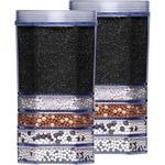 Lotus Vita Fontana Mineral-Aktiv Filterkartusche, 5 Kammern-Filter für Wasserfilter Standgeräte