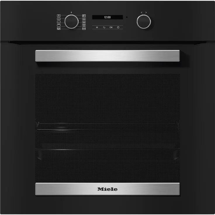 Backofen Miele H 2465 B Obsidianschwarz/Edelstahl-look Active