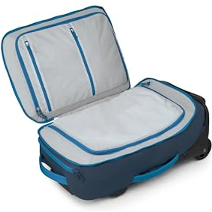 Osprey Transporter Wheeled Carry On Reisetasche, 50 cm, Blau, 38 l, Handgepäck, mit Reißverschlussfach und praktischen Taschen – Bild 6
