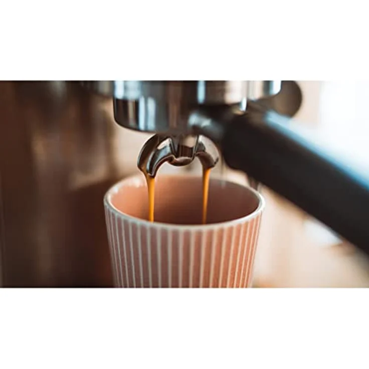 Solis Espressomaschine, Manometer, Dampf- und Heißwasserfunktion, PID-Temperaturregler, 54 mm Siebträger mit Doppelauslauf, 15 bar, 1,7 l Wassertank, Edelstahl, Barista Perfetta Plus Black (Typ 1170) – Bild 3