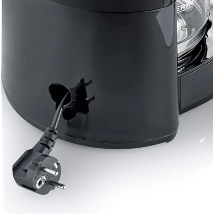 SEVERIN KA 9554 Kaffeeautomat Type, 1000, Edelstahl, 1.25 liters, schwarz-matt – Bild 5