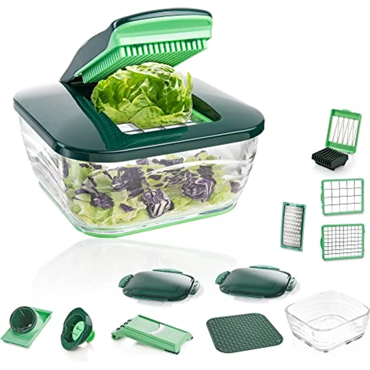 Nicer Dicer Chef, 18 Teile, mintgrün: Tests, Infos & Preisvergleich