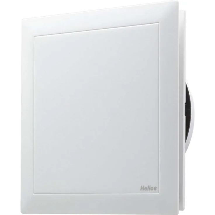 Helios Design-Lüftungsventilator DN 100, einstellbar mit integriertem Filter und geschlossener Front