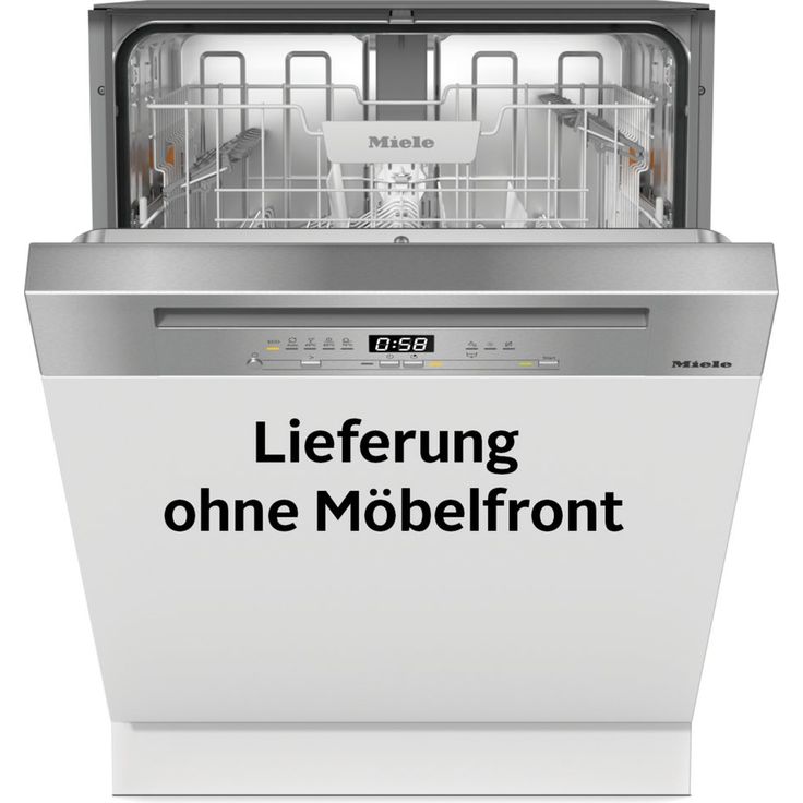 Miele teilintegrierbarer Geschirrspüler, G 5410 i Active Plus, 13 Maßgedecke, Edelstahl