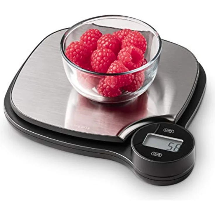 Caso 196286 Kitchen EcoMaster Küchenwaage, digital, Tragkraft 5kg, 1g-Schritten, TARA-Funktion, automatische Abschaltung, silber,schwarz – Bild 5