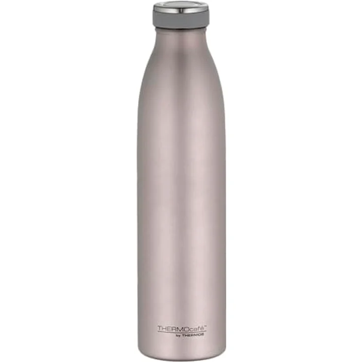 THERMOcafé by THERMOS TC BOTTLE, Isolierflasche 0,75l in rose mat, Edelstahl, kohlensäurefest, 12h heiß, 24h kalt, Auslaufsicher, für Schule, Unterwegs & Büro – Bild 1