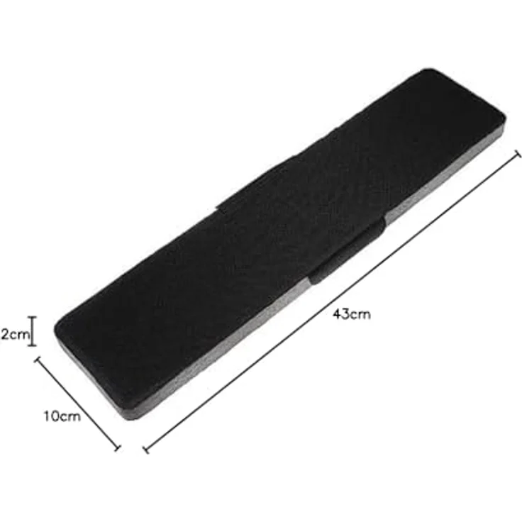 VHBW Aktivkohlefilter für Miele DA 6708 D / HVBR, DA 6708 D / OBSW, DUU1000-1, 43 x 10 x 2 cm, rechteckig, schwarz/grau – Bild 10