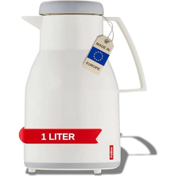 Helios 2744001 Kunststoff Isolierkanne Wash 1 L, weiß – Bild 2