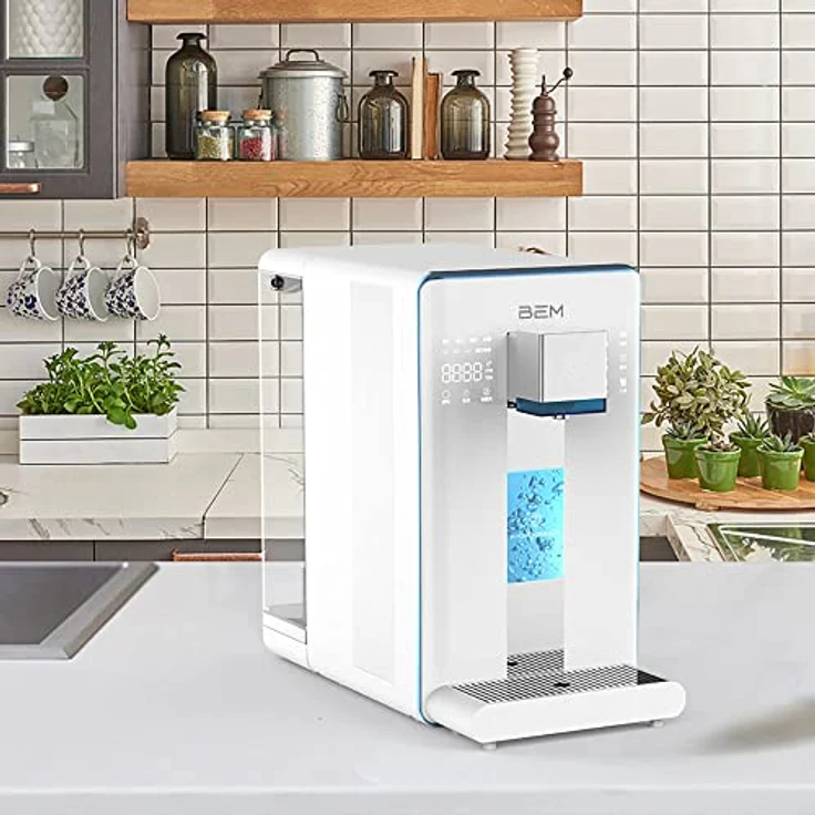 BEM LINA Wasserfilter Wasserstoff-Ionisator mit Wassertank Wasserspender Umkehrosmose Hydrogen Elektrolyse Tischausführung – Bild 4