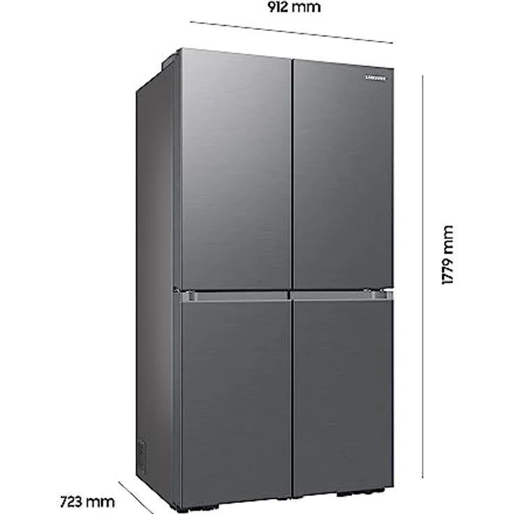 Samsung French-Door-Kühlschrank mit Gefrierfach, 178 cm, 649 l, AI Energy Mode (SmartThings), Auto Ice Maker, No Frost+, Edelstahl-Look, RF59C700ES9/EG – Bild 3