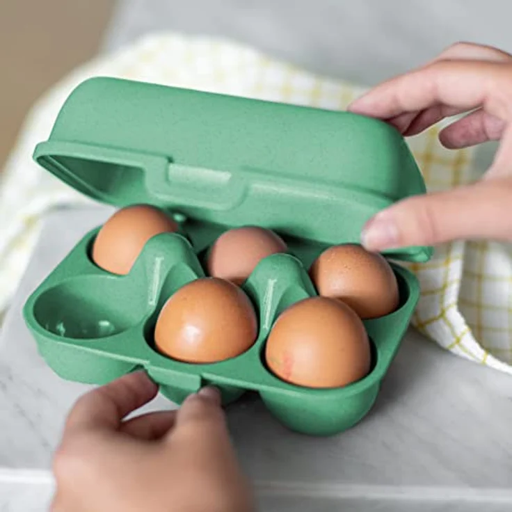EGGS TO GO MINI Eierbox nature leaf green – Bild 4
