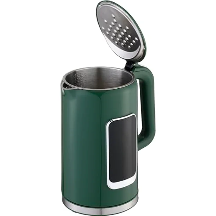 LMG Germany LMG-HHB8723DR Wasserkocher, 2200 Watt, 1,7 Liter, Digitaldisplay, Temperaturwahl 40–100 °C, Warmhaltefunktion, Cool-Touch-Gehäuse, Edelstahl innen – Bild 2