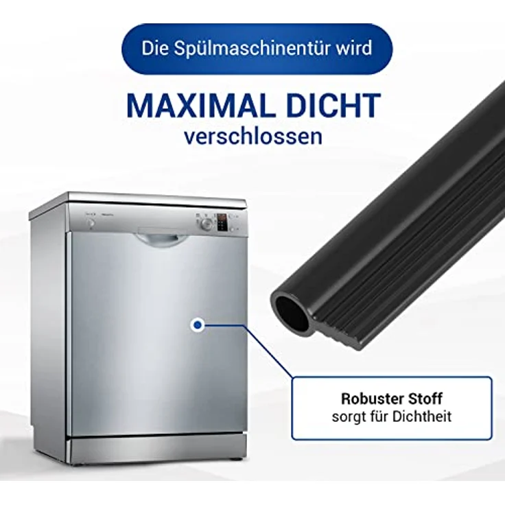 VIOKS Dichtung Spülmaschine 550mm Ersatz für Whirlpool 481246668912 Geschirrspüler Türdichtung - Gummi Dichtlippe Ignis Bauknecht Spülmaschine – Bild 5