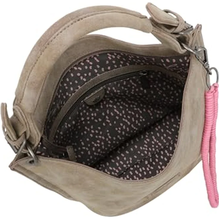 Fritzi aus Preußen Fritzi31N, Handtasche mit mehreren Fächern und Schultergurt, Braun – Bild 6