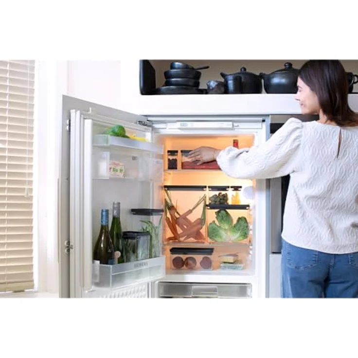 Brabantia Tasty XXL Vorratsbehälter, Rechteckig, 5,4 L, Dunkelgrau/Transparent, Stapelbar und Spülmaschinenfest – Bild 6