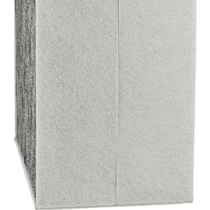 VHBW Aktivkohlefilter kompatibel mit Siemens LF21BB550/01, LF21BB550, LF21BA582W/01, LF21BA582/02 - 22,7 x 18,9 x 10 cm, weiß/grau - für Umluftbetrieb – Bild 7