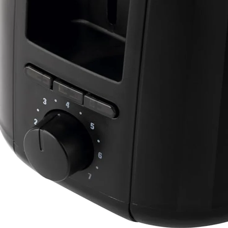 JATA JETT1585 Toaster für 2 lange Scheiben (25 x 3 cm) 7 Bräunungsstufen Auftaufunktion und Warmhaltefunktion Automatische Zentrierung Krümelschublade – Bild 5