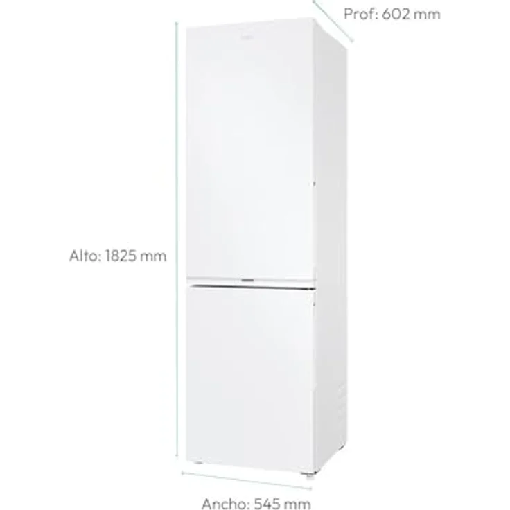 Candy CNCQ2T518EW Kühl-/Gefrierkombination, 279 l, Total No Frost, Fresh 0°C Zone, LED-Innenbeleuchtung, weiß – Bild 2
