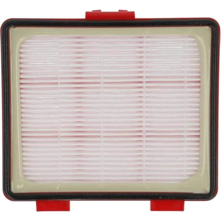 VHBW 3x Staubsaugerfilter für Grundig GMS 3600, Abluftfilter in Rot Schwarz Weiß, ultrafeine Schwebstoffe-Filterung – Bild 2