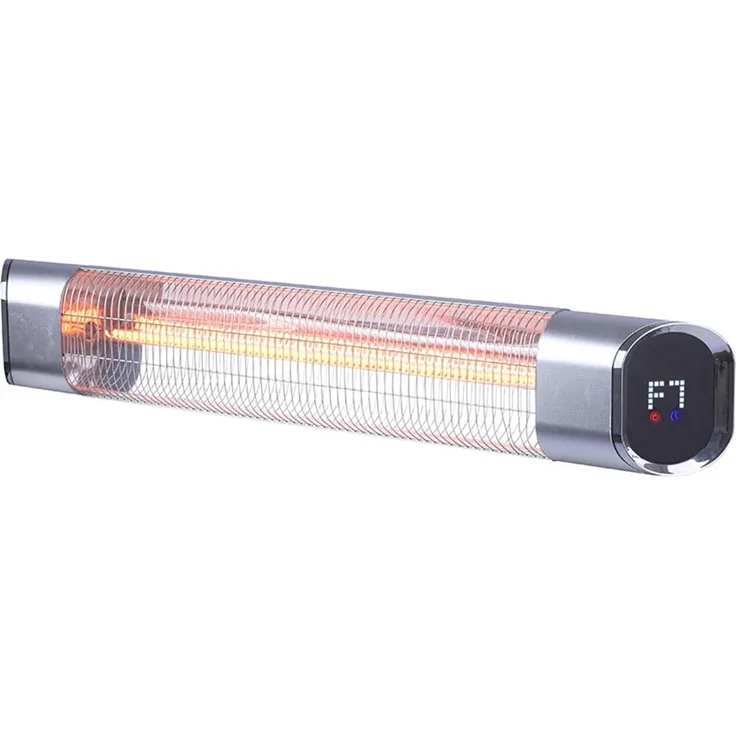 Lentz Terrassenstrahler, Heizstrahler mit Timerfunktion, 2000 Watt, Weiss