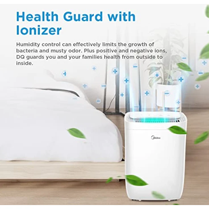 Midea Luftentfeuchter 10 l/24 h, Luftentfeuchter zu Hause Schimmel, WIFI-Steuerung, HEPA-Filter, FRESH DRY 10 - Preisvergleich – Bild 4