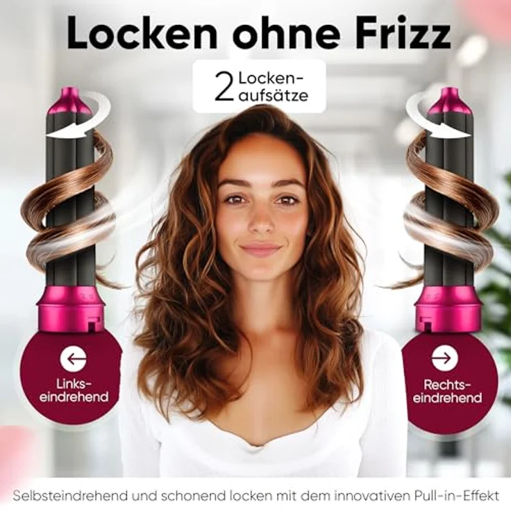ProfiCare Lockendreher PC-HAS 3132, Warmluftbürste, 4in1 Hairstyler in Weiß – Bild 3
