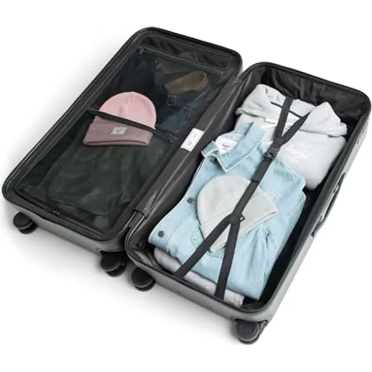Herschel Heritage Hartschalengepäck, Schwarz, Large - 32 Inch, mit TSA-Schloss und recyceltem Material – Bild 2