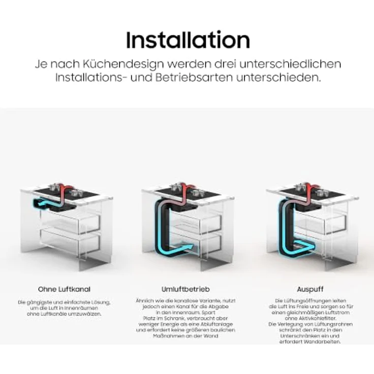 Samsung CC90H84PADUR Induktionskochfeld mit Abzug, 80 cm, A+ Energieeffizienz, Flex Zone, 9 Power Levels, Dunstabzug 600 m³/h – Bild 14